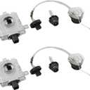 Xenon Headlight Ballast with Igniter and D2S Bulbs for Acura MDX TSX TL RDX ILX CSX for Mitsubishi Outlander Lancer Galant for Honda Odyssey Accord Crosstour for Mazda CX-9 2 3