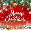 Alltten 10x8ft Merry Christmas Backdrop Christmas Backdrops for Wall Background De Navidad Xmas Party Decoration F105