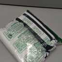 Seasonwood Black and White Shower Curtain with Tassels, Farmhouse Fabric for Bathroom, Heavy Weighted, 72 x 72