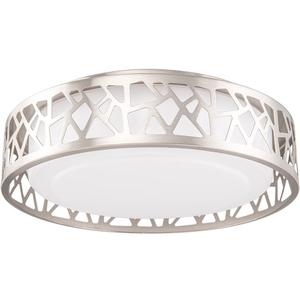 Flush Mount Light Fixtures, 12 Inch Dimmable LED Kitchen Ceiling Lights, 15W 1100 Lumens 3000K Warm White, ETL Listed,Brush Nickel Finished,Metal Body and Acrylic Shade