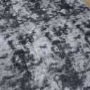 Ultra Soft Rug for Living Room, 8X10 Fluffy Shag Area Rug for Bedroom, Modern Shaggy Carpet Fuzzy Rug for Teens Dorm Nursery Home Decor Aesthetic, Upgrade Anti-Skid Durable, Tie Dye Black and Grey