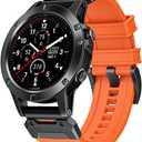 Special Forces Ultra Bands 22mm Designed for Garmin Fenix 8 47MM/Fenix 5/Fenix 6/Fenix 7 Band,Quick Release Durable NBR Rubber Watch Band for Fenix 5 Plus/Fenix 6 Pro/Fenix 7 Pro/Forerunner 935