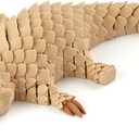 GemmiCho 3D Printed Animals, 7.68" Articulated Pangolin Toy, 3D Printed Toys for Stress Relief, Animals Figurines Fidget Pangolin Toys for Boys Kids Teen 5-7 4-6 8-12