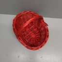 Core Home Woven Oval Basket Red