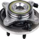 KUSATEC 515042 Front Wheel Bearing and Hub Assembly Compatible with Ford Expedition 2003 2004 2005 2006, 6 Lug Bolts w/ABS