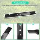 GX20249 High Lift Blades for 42" Deck, Compatible with John Dee-re L100 L105 L110 L111 L118 S-cotts L1742 Lawn Mower, Replaces GX20433, GY20567, 2 Pack