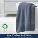 Organic Cotton Luxuriously Plush Bath Towel | GOTS & OEKO-TEX Certified | Premium Hotel Quality Towels | Feather Touch Technology | 650 GSM Long Staple|Soft, Quick Dry & Ultra-Absorbent 30"x58"