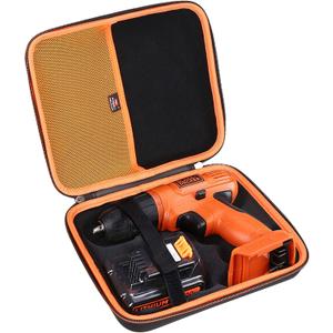 FBLFOBELI EVA Hard Carrying Case Compatible With BLACK+DECKER 20V MAX POWERECONNECT Cordless Drill/Driver + 30 pc. Kit LD120VA/LDX120CTool Storage Organizer Bag With Handle (Case Only)