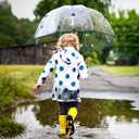 RONIARE Kids Clear Bubble Umbrellas for Rain Dome Windproof Umbrella for Kid Girls and Boys