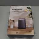 Space Heater for Indoor Use, 1500W PTC Ceramic Heater with Thermostat, Small Space Heater 2S Rapid Heating, 3 Modes, Electric Portable Heater with Safety Protection for Bedroom, Quiet Office (Black-21)