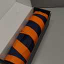 Tool Bag Roll Up, UUP Heavy Duty Rolled Empty Tool Storage Organization, Portable Foldable Rollup Organizer with 2 Small Pouches, Rollable Carrying Toolbag, Dad Men Mechanic Birthday Gift, Blue Orange