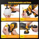Cordless Paint Sprayer for Dw 20V MAX Battery, Electric Paint Sprayer with 1200ML,Easy to Clean,Adjustable Spray Modesfor Home Renovation and Car Painting(Battery Not Included)