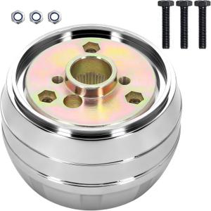 Sorghum Steering Wheel Adapter - 3 Hole Steering Wheel Hub Adapter for Semi-Trailers Trucks Compatible with May 1986-1995 Kenworth May 1986-1993 Peterbilt - 1.57 In