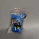 2 x 5Pcs 0.4in/10mm Diameter Cute Silicone Straw Covers Cap for Stanley Cup, Dust-Proof Drinking Straw Reusable Straw Tips Lids. (Jerry & Smurf Family)