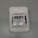 AMOAMI Waffle Bath-Mat, Super Absorbent Bath Mats for Bathroom, Boho Bathroom Rugs Non Slip Washable, Ultra Soft Bathroom-Mat with Tassels Bath Rugs for Floor Mat, 20" X 32" White