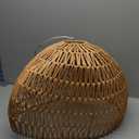 Ceiling Pendant Light Shade Natural Rattan Lampshades Rustic Bedroom Lighting