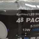 VOLISUN 48 Pack 6 inch Recessed Lighting, 5CCT, Ultra-Thin, 1080Lumen