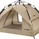 IDOOGEN Instant Tents for Camping, 2-3 Person Pop Up Camping Tent, 60s Easy Setup Waterproof Dome Tent for Camping Beach Outdoor Travel