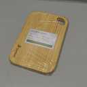 2 Pack Small Bamboo Wood Cutting Board for Kitchen 8.6" x 6" Mini Wooden Charcuterie Boards Lightweight Chopping Board Non Toxic Serving Board Tiny Chef Set Camping Fruit Lemon Sandwich Cheese Board