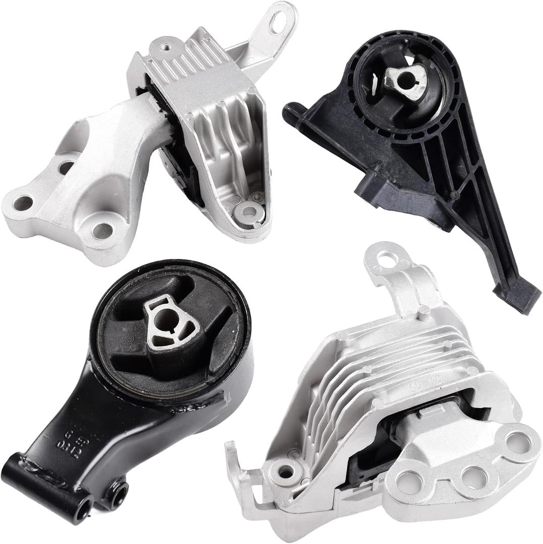 Engine Motor Mount & Transmission Mount Set Compatible with 2011-2017 Chevrolet Cruze 1.4L Automatic Transmission 4PACK Replaces# A5430 A5510 A5563 A5579