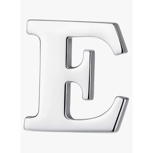 6 Pack Monogram Alphabet Letter E Brooch Pins, 0.8 inches Silver Initial Clothespins Lapel Pin Badge Collar for Men and Women Crafts, Custom Name, Accessories, Embellishment