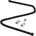Stanbroil 3/4" x 48" Non-Whistle Flexible Flex Gas Line for Natural Gas or Liquid Propane Fire Pit and Fireplace