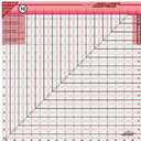 16-1/2-Inch-by-16-1/2-Inch The Cutting Edge Frosted Ruler