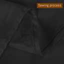 10 Pack Black Round Tablecloths, 120 Inch Stain Resistant and Wrinkle Polyester Fabric Washable Table Clothes Cover for Kitchen Dining, Wedding, Reception Banquet, Birthday Party, Buffet Restaurant