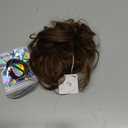 RUWISS Large Messy Bun Hair Piece for Women 100% Human Hair Layered Wavy Curly Hair Buns Thick Updo Hairpiece for Daily Wear Scrunchies Ponytail Extension (Natural Medium Brown)