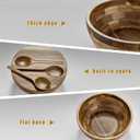 JOYMAY Salad Bowls Wood Salad Bowl Set with Lid Acacia Wood Serving Bowl for Fruits or Salads 10.5" Large Serving Bowl with Serving Utensils, 4 Piece Wooden Mixing Bowl Set for Kitchen, Picnic