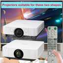 Replacement Remote for Projector,Compatible with Sony RM-PJ27, VPL-FHZ55,VPL-FHZ55B,VPL-FHZ55W,VPL-FHZ58 Projector.