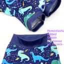 Dog Navy T Shirts with Universe Dinosaur Pattern Printed Pet Shirt Softable Pajamas for Large Dogs (3XL, Navy)