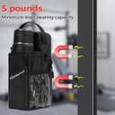 Magnetic Gym Bag for Men, Water Bottle Bag, Magnetic Water Bottle Holder, Water Bottle Sling Bag (Black)