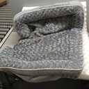 WNPETHOME Dog Beds for Large Sized Dogs, Washable Orthopedic Dog Couch Sofa Bed with Waterproof Lining & Non-Skid Bottom for Pet Sleeping (36"L x 27"W x 6.5"Th, Grey)