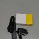 PVO Mini Projector Portable For Cartoon, Outdoor Video Projectors, LED Pico Movie-Projector for Home Theater, Kids Gift, Video Can Be Easily Mirrored Directly to The Projector Via Data Cable