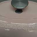 EDGING CASTING Enameled Oval Cast Iron Dutch Oven Pot with Lid, Bread Dutch Oven for Sourdough Bread Baking, Dutch Oven Bread, Bread Oven, 6QT, Pink