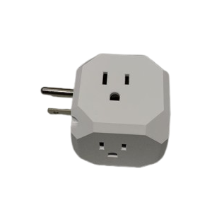 Power up Three Sides Wall Adapter With USB-C & USB-A Charging Ports
