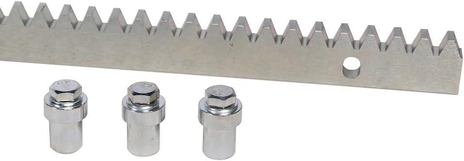 Galvanized Gear Steel Gate Rack for Sliding Gate Opener Including Installation Screws 4 Meters(13.12 feet)