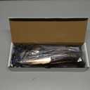 16-Piece Modern Copper Hammered Silverware Set with Ultra Sharp 2-IN-1 Serrated Knife, Rose Gold 18/10 Stainless Steel Flatware Set, Utensil Cutlery Set for 4 Person, Forks Spoons Knives Set