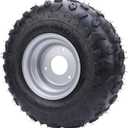 145/70 6 145x70 6 Tire 6 Inch Wheels Rim Tyre 3 Bolts Go Kart ATV UTV Quad Off Road Cart