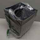 The HC Companies 8 Inch Aria Square Self Watering Planter - Plastic Plant Pot for Indoor Outdoor Plants Flowers Herbs, Matte Black