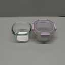 Ello Color Lock 2 Cup 4PC, 2 Pack Glass Meal Prep Sets Leak-Proof Glass Food Storage Containers with Airtight BPA-Free Plastic Lids, Dishwasher, Microwave, and Freezer Safe, Desert Festival