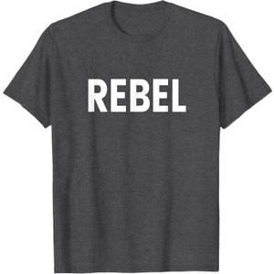 Rebel T-Shirt (XS, Dark Heather Grey)