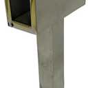 4X 304 Stainless Steel Square Glass Spigots Pool Fence Spigot Clamp, Black