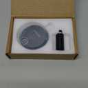 Windproof Door Stopper Indoor Heavy Duty Floor Door Stop Keep Door Open Mechanical No Drilling Door Stopper with Screws and Adhesive Pads, 1 Pack, Matt Black