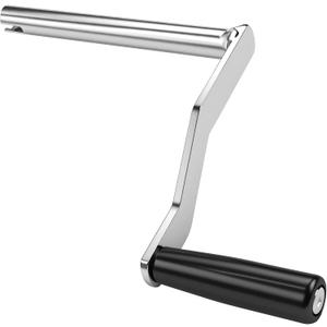 Crank Handle Replacement for Coleman Fleetwood Pop-Up Camper - Compatible with Coachmen & Fleetwood Tent Campers-OD: 7/8".ID: 5/8", Iron Lift System Crank with Rotating Plastic Grip (4-1/4" Handle)
