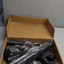 13Pcs Universal Vacuum Attachment Kit 1-1/4" Vacuum Hose Adapter Wet Dry Plastic Vacuum Cleaners Accessories with Extension Wand Horse Hair Brush Flexible Crevice Tool Adapter for Shop Vac Attachment