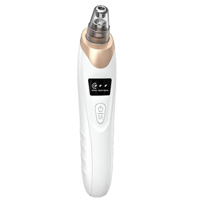 Blackhead Remover Vacuum - Professional Blackhead Extractor for Face with 3 Adjustable Suction Levels, USB Rechargeable Pore Cleaner, and 5 Interchangeable Probes (White)