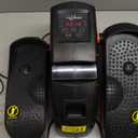 Under Desk Elliptical Machine, Electric Elliptical Leg Exerciser for Seniors with 12 Adjustable, Portable Quiet Elliptical Exercise Machine, Seated Pedal Exerciser with Remote Control (Orange)