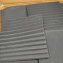 52 Pack Acoustic Panels 1 X 12 X 12 Inches - Acoustic Foam - High Density- Soundproof Studio Wedges - Charcoal